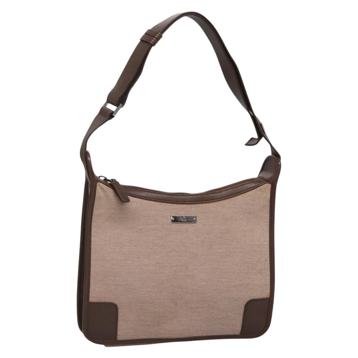 Gucci GUCCI Shoulder Bag Canvas Beige Silver 001 001 Size ONE SIZE - 1 Thumbnail