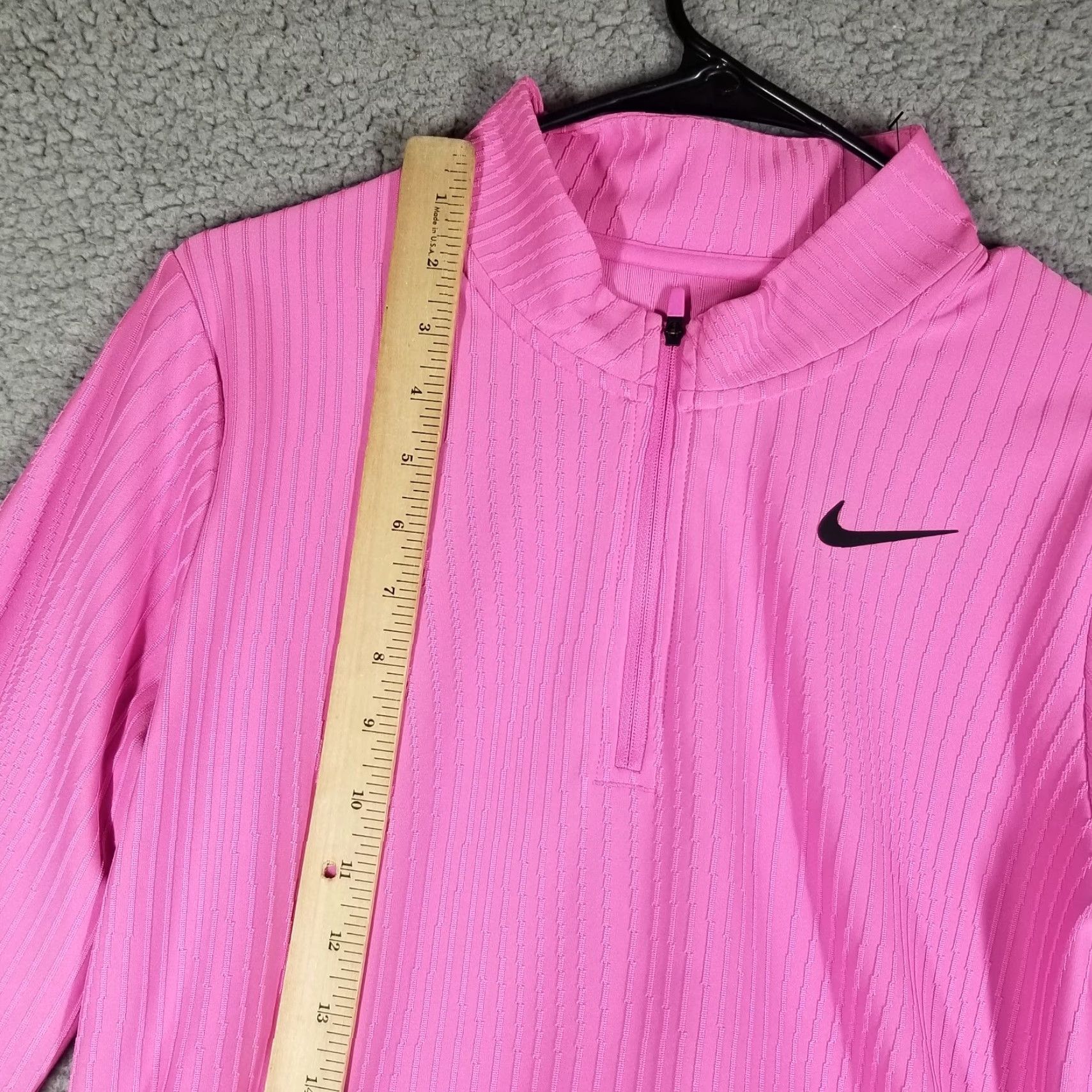 Nike Nike ADV Tour 1/2 Zip Golf Top Woman Small Pink FD5627 Rare Unreleased Sample Size S / US 4 / IT 40 - 2 Thumbnail