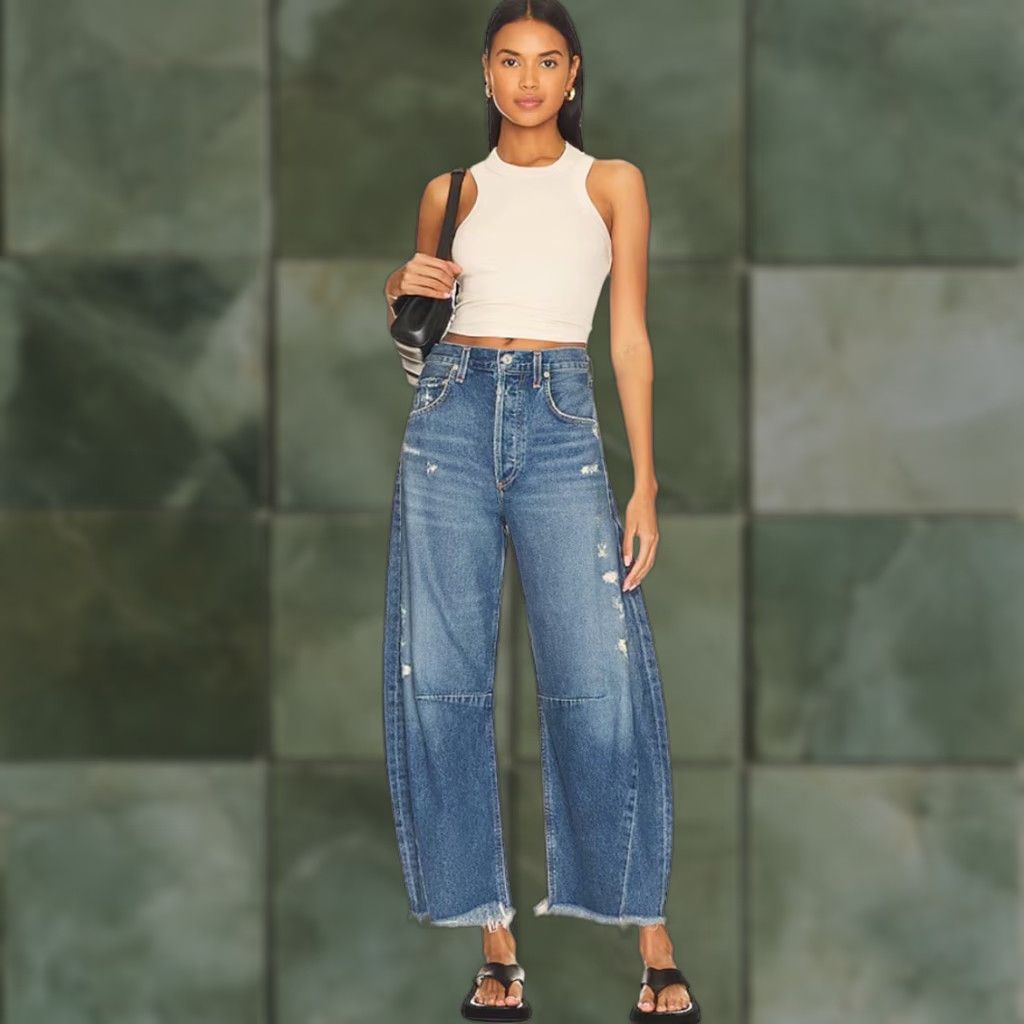 Citizens Of Humanity Citizens of Humanity Jeans Horseshoe Barrel Leg First Class Women's Sz 30x27 Size 27" / US 4 / IT 40 - 1 Thumbnail