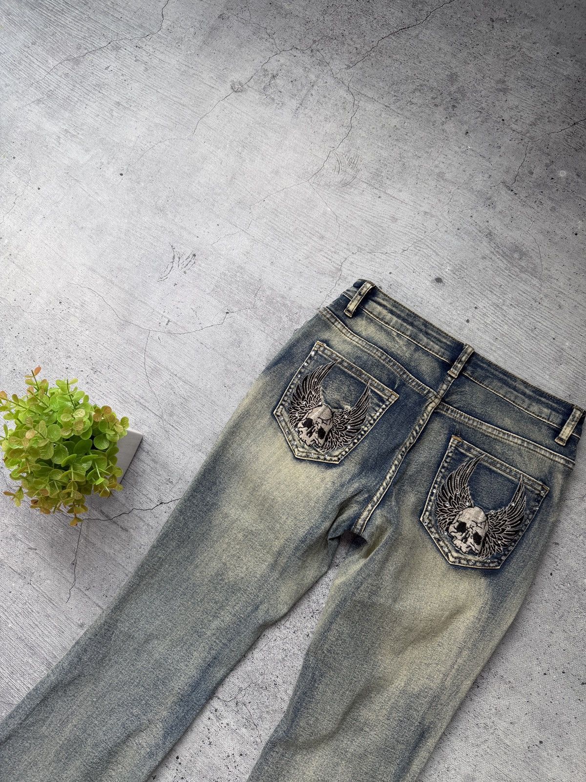 If Six Was Nine Crazy Sexy Flared Bootcut 2000s Y2K Jeans Size 28 Size US 28 / EU 44 - 6 Thumbnail