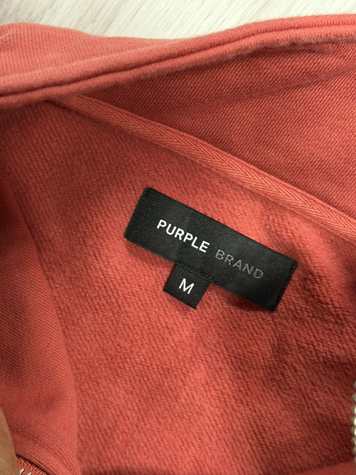 Purple Brand Purple Brand Terry Zip Front Jacket New Coral Size US M / EU 48-50 / 2 - 2 Thumbnail