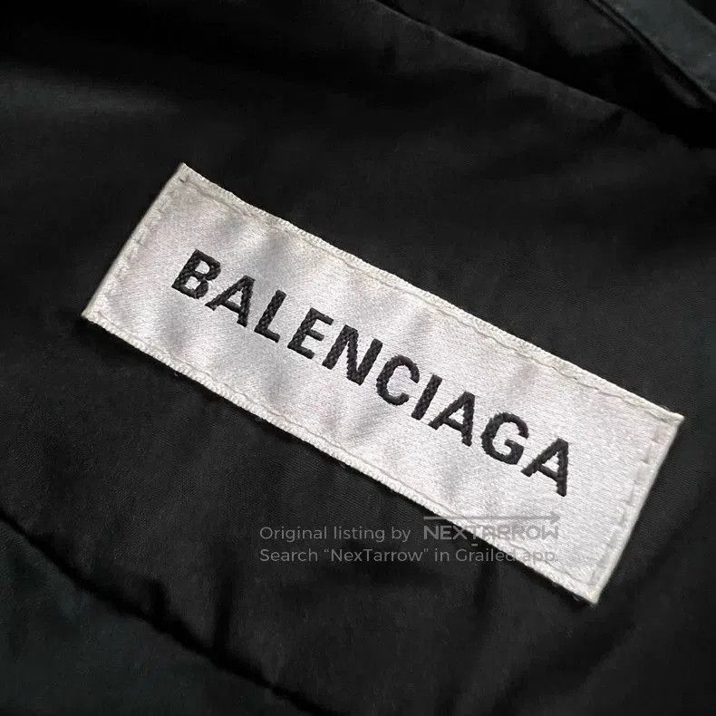 Balenciaga Balenciaga Black Logo Lock Down Jacket. Size US XS / EU 42 / 0 - 3 Thumbnail