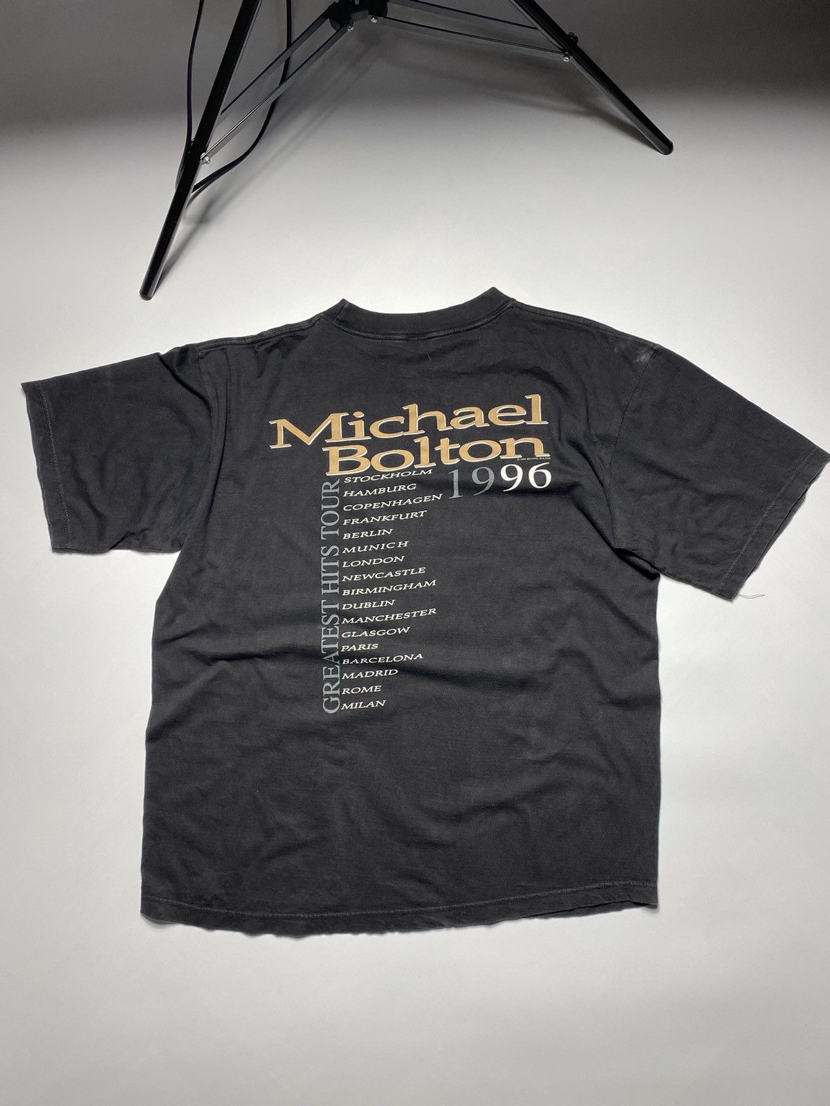 Band Tees × Vintage Vintage 1995 Michael Bolton all over print tour band t-shirt Size US XL / EU 56 / 4 - 10 Thumbnail