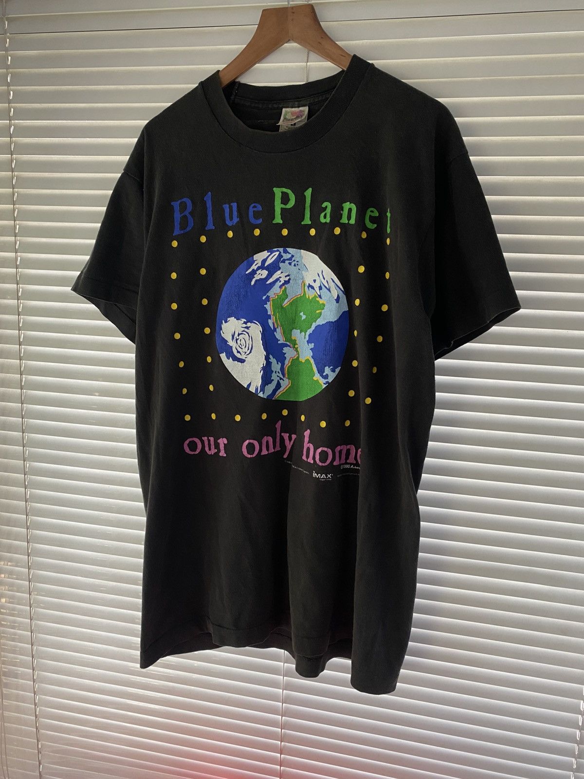 Vintage Vintage Rare Blue Planet by Robert Kitchen IMAX 90’s Tee Size US L / EU 52-54 / 3 - 1 Thumbnail