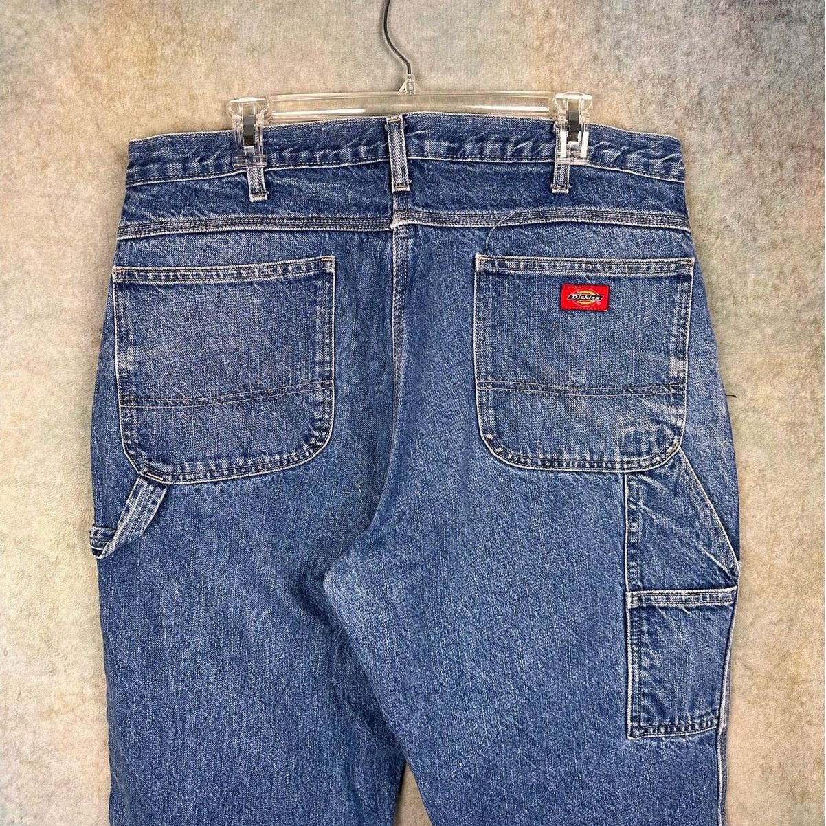 Dickies × Vintage Vintage Dickies Carpenter Work Pants Jeans 38x30 Medium Wash Size US 38 / EU 54 - 7 Thumbnail
