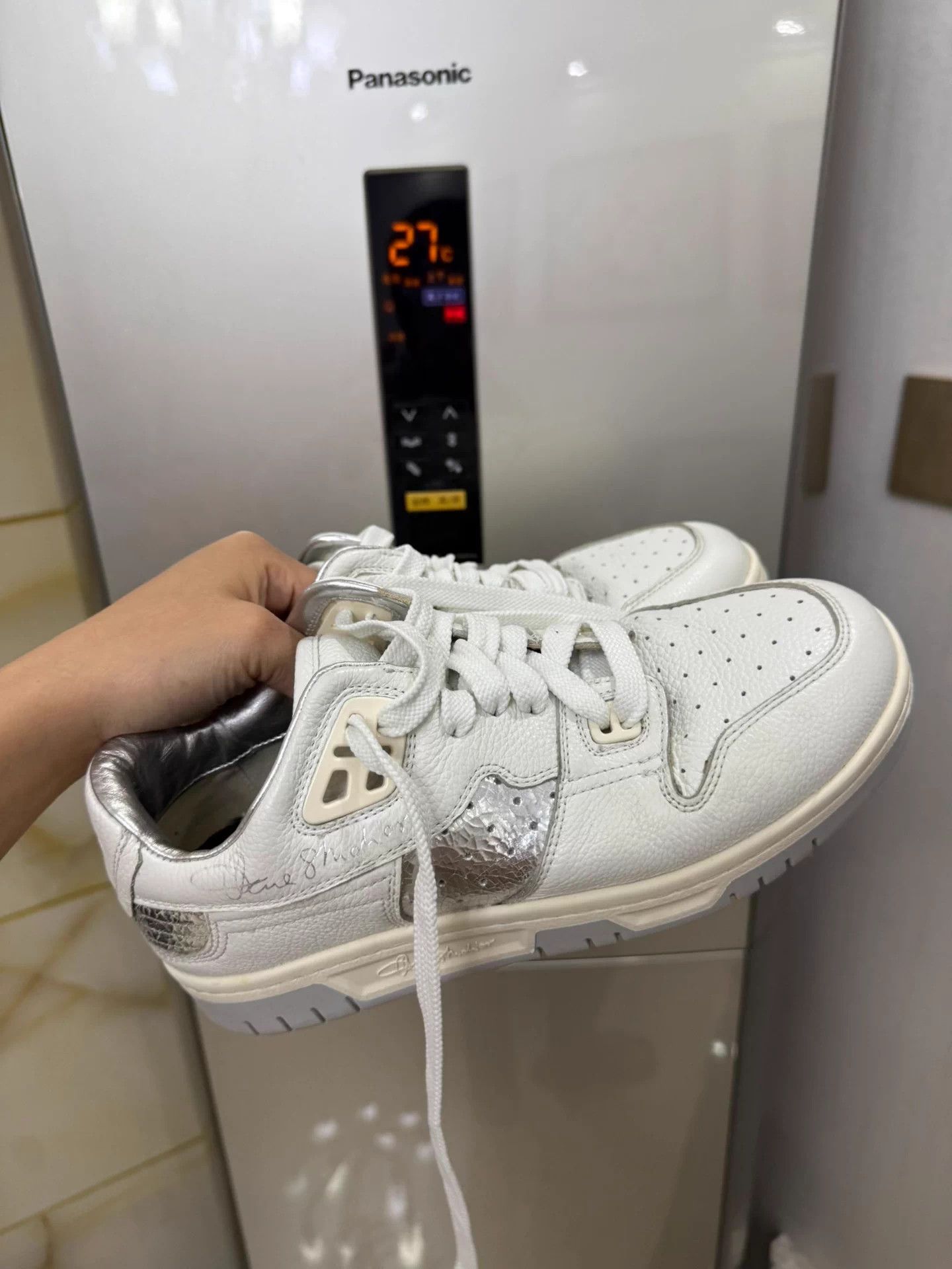 Acne Studios Acne Studios Wmns 38 Print White Kicks 2w 9/10 Authentic Size US 8 / IT 38 - 1 Thumbnail