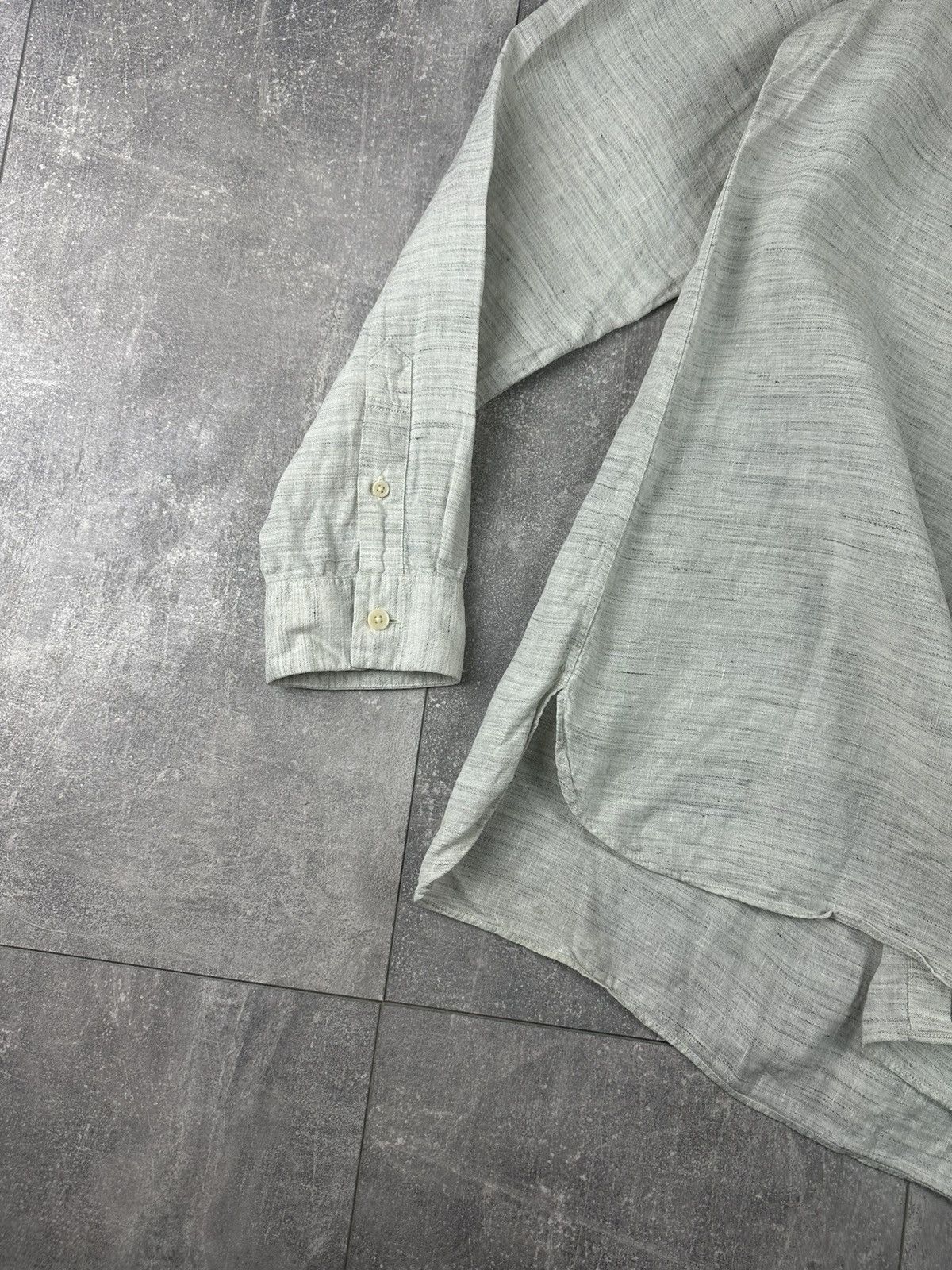 Allsaints Allsaints Oheka Linen Shirt Button Up Size US XL / EU 56 / 4 - 3 Thumbnail