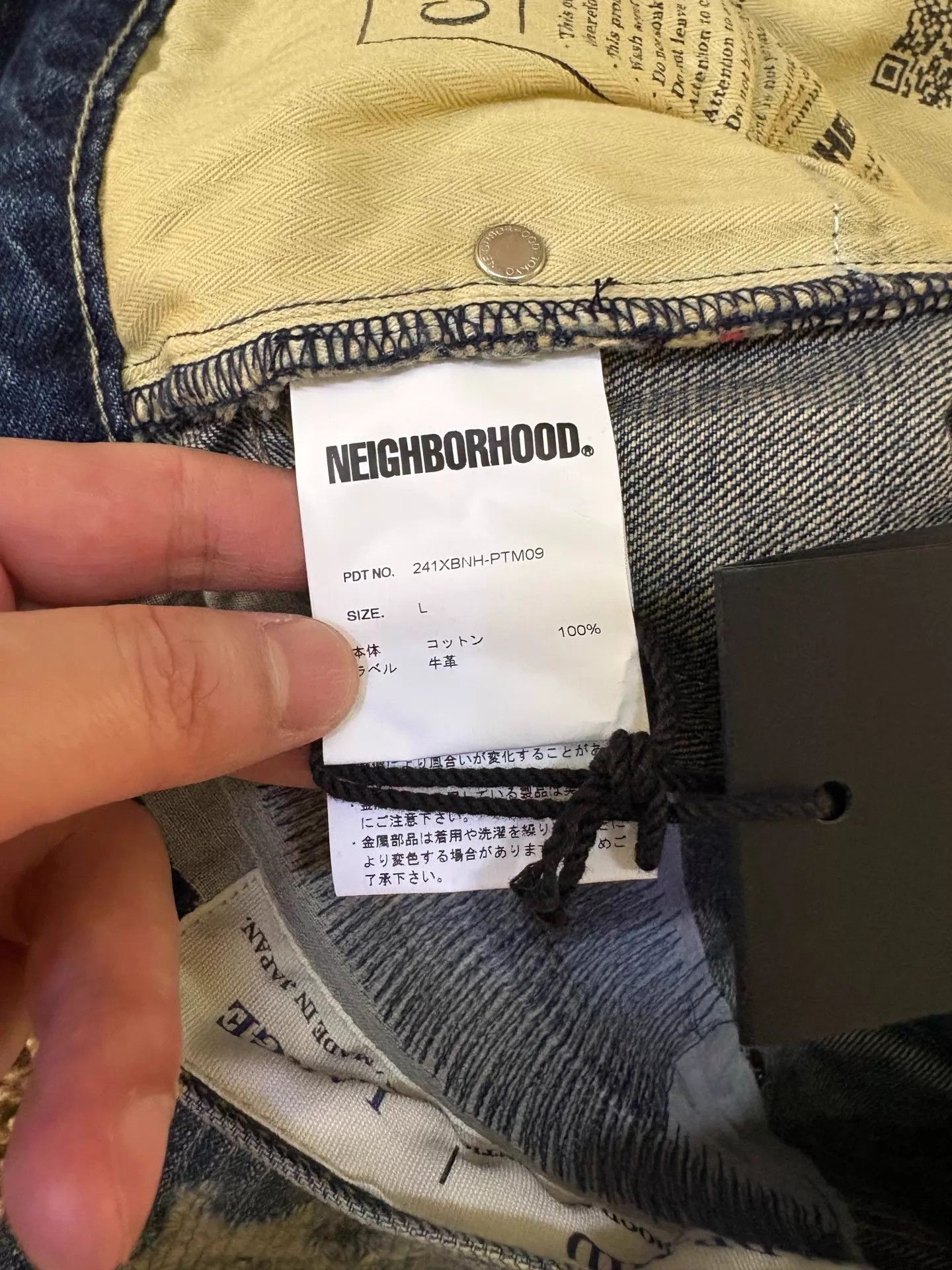 Neighborhood Neighborhood 24SS Mud Dye Washed Distressed Cut Jeans L Size US 34 / EU 50 - 8 Thumbnail
