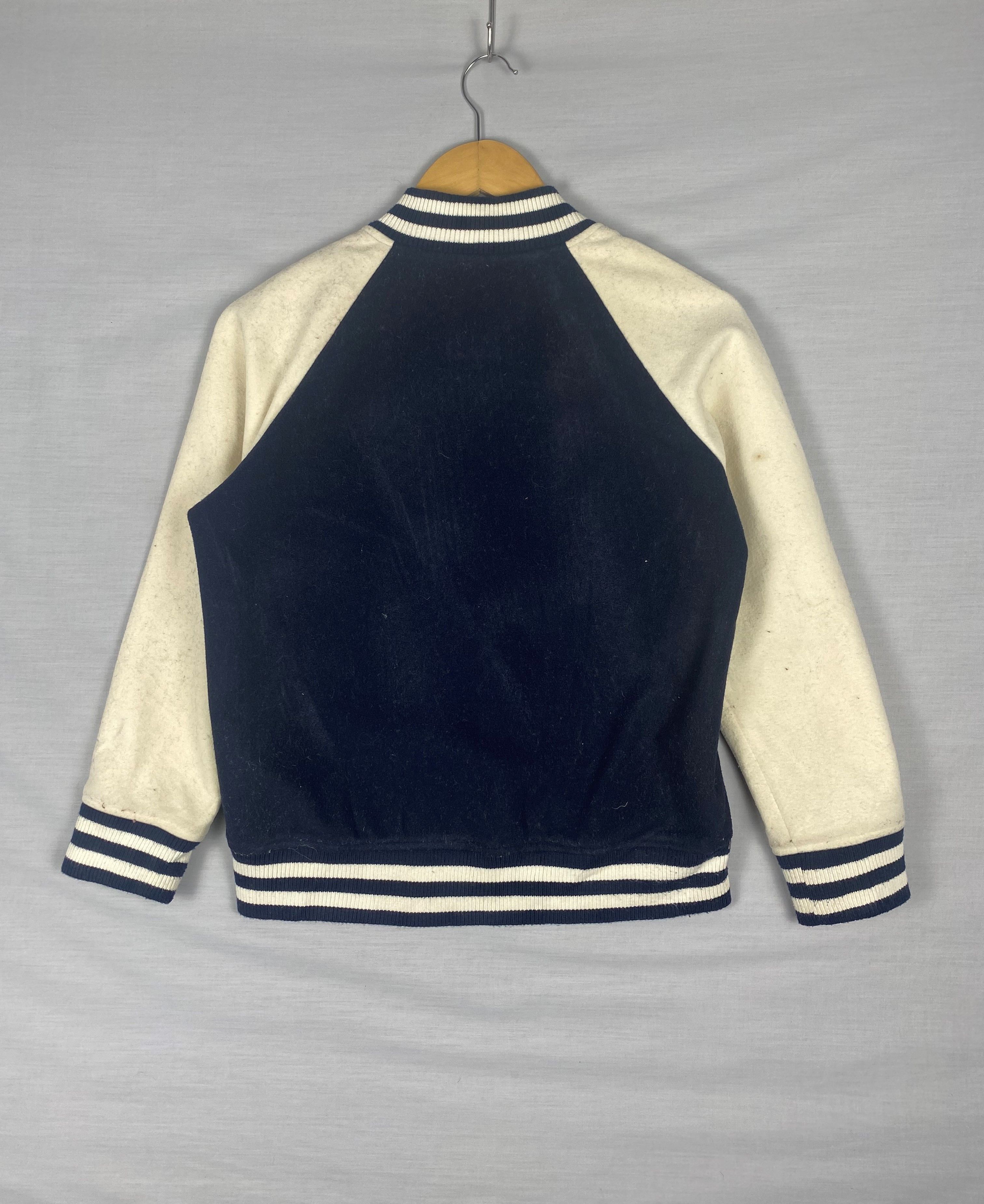 Japanese Brand Vintage P.Latte Embroidered Varsity Jacket Size US XS / EU 42 / 0 - 2 Thumbnail