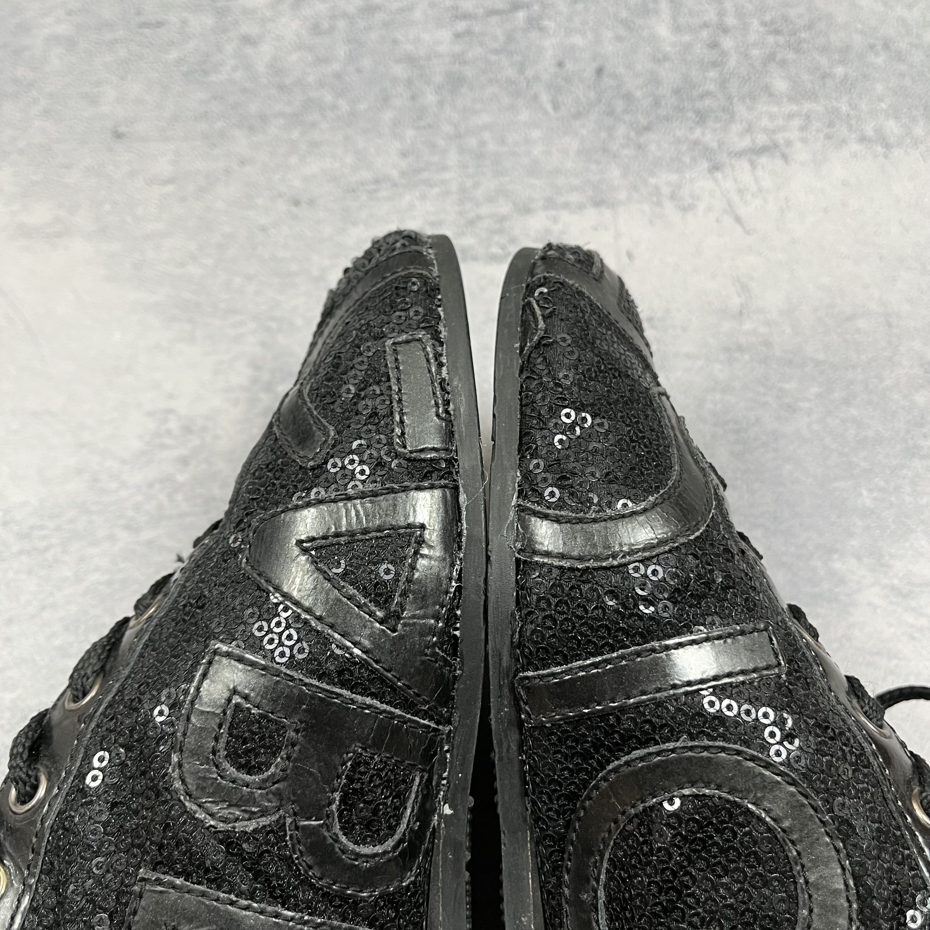 Dolce & Gabbana Dolce & Gabbana Logo Sequined Trainer Shoes Size 40 Size US 7 / EU 40 - 12 Thumbnail