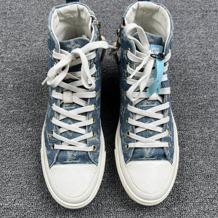 Louis Vuitton Louis Vuitton Stellar Casual Shoes in Blue -2508 Size US 5.5 / EU 38 - 2 Thumbnail