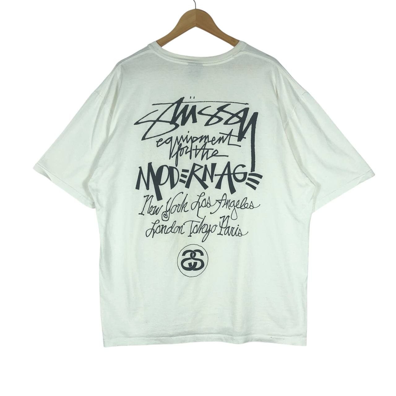 Stussy × Vintage Vintage Stussy Equipment Men T-shirt Size US XL / EU 56 / 4 - 4 Thumbnail