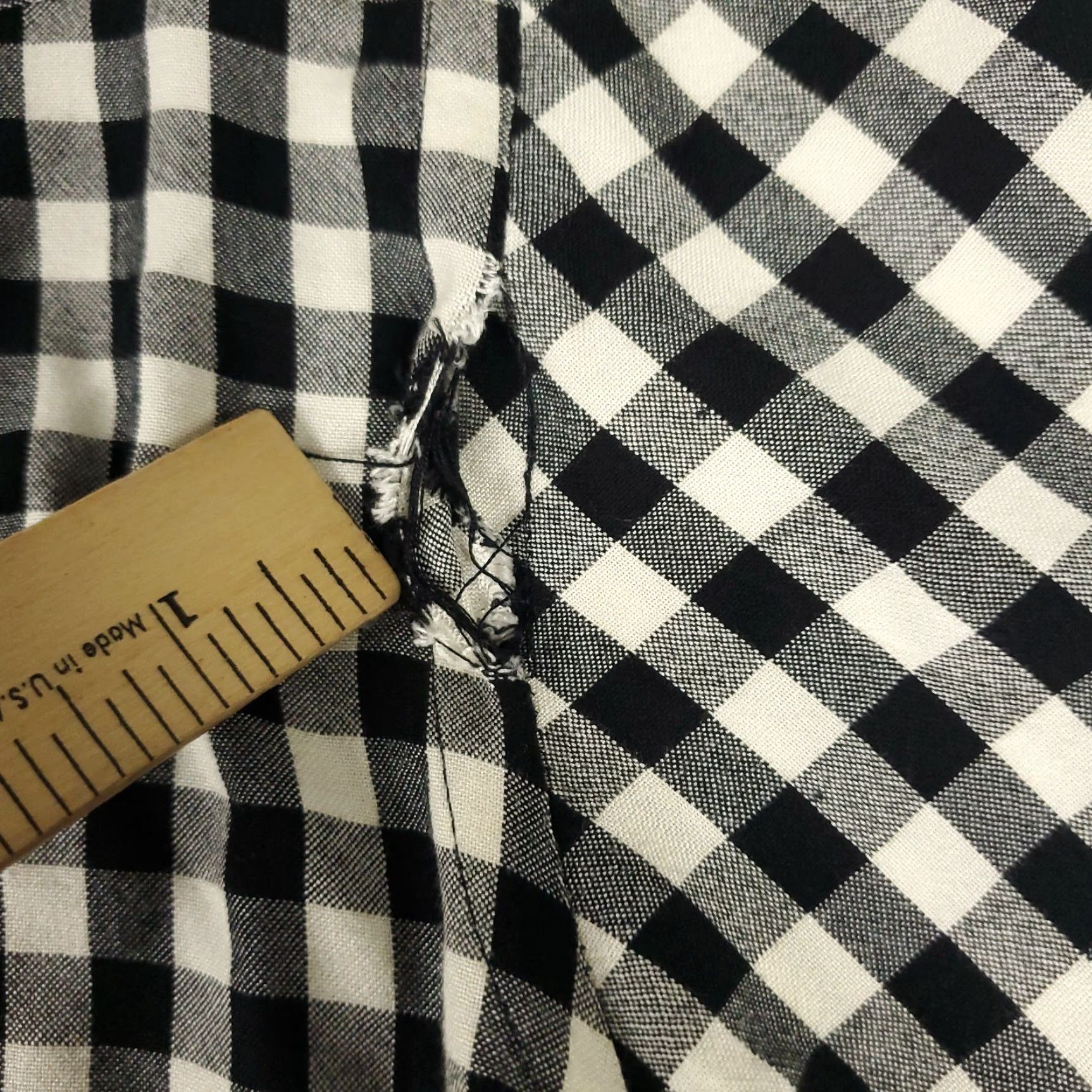 Ralph Lauren Lauren Ralph Lauren Women's Button-Up Shirt Size 8 Black Check Long Sleeve Snap Collared Casual Size M / US 6-8 / IT 42-44 - 6 Thumbnail