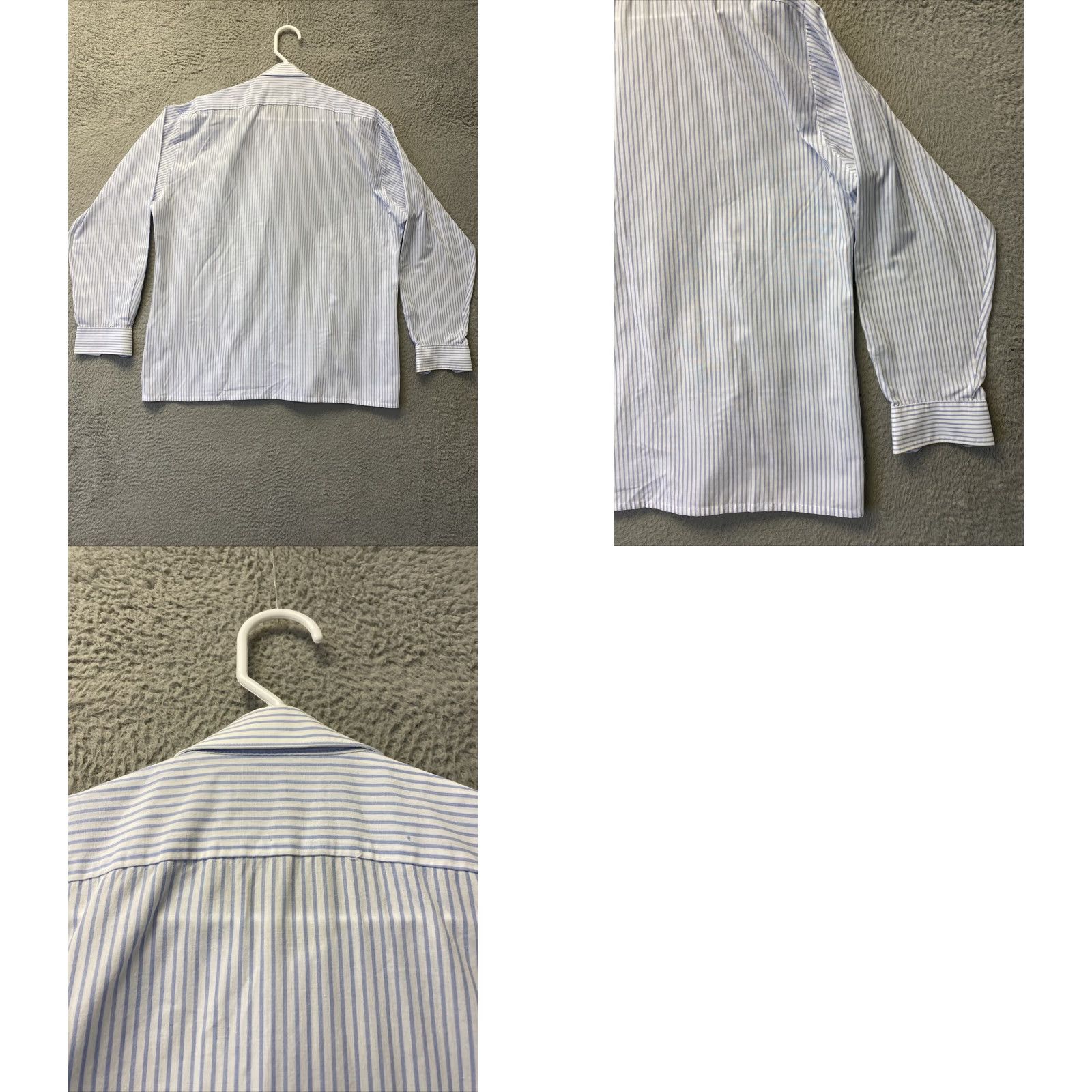 Orvis VINTAGE Orvis Shirt Large L Striped White Blue Button-Up Collared Long Sleeve Mens Size US L / EU 52-54 / 3 - 8 Thumbnail