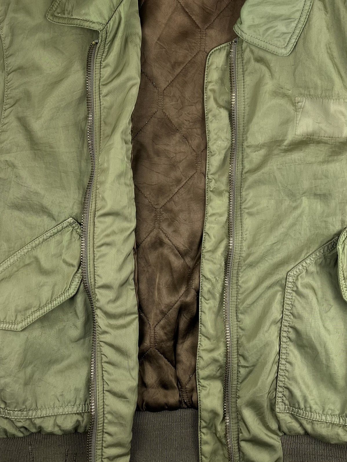 Maison Margiela SS13 Maison Margiela Washed Distressed Bomber Jacket Size US S / EU 44-46 / 1 - 6 Thumbnail
