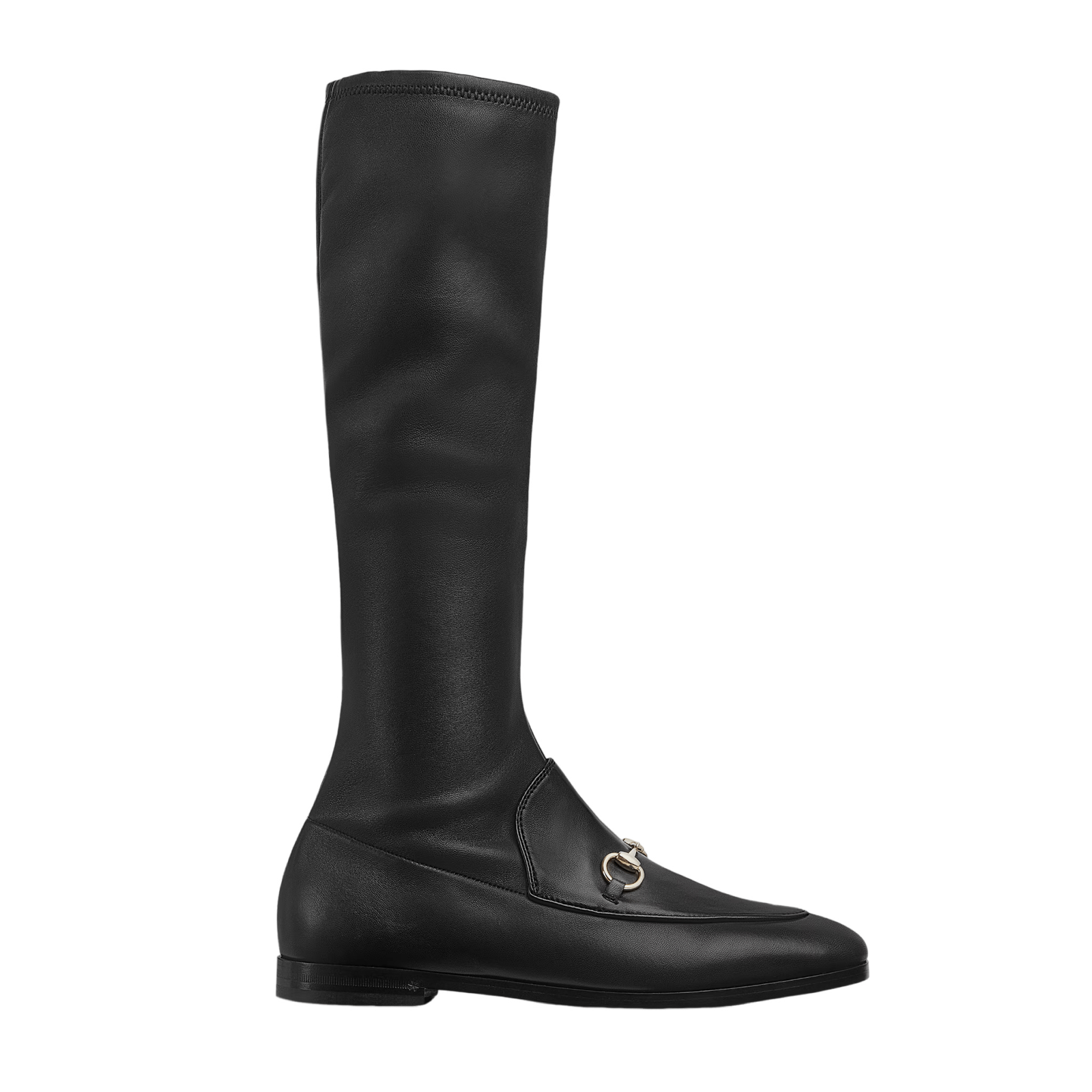 GUCCI Jordaan $1850 Black Leather Boots New & Authentic