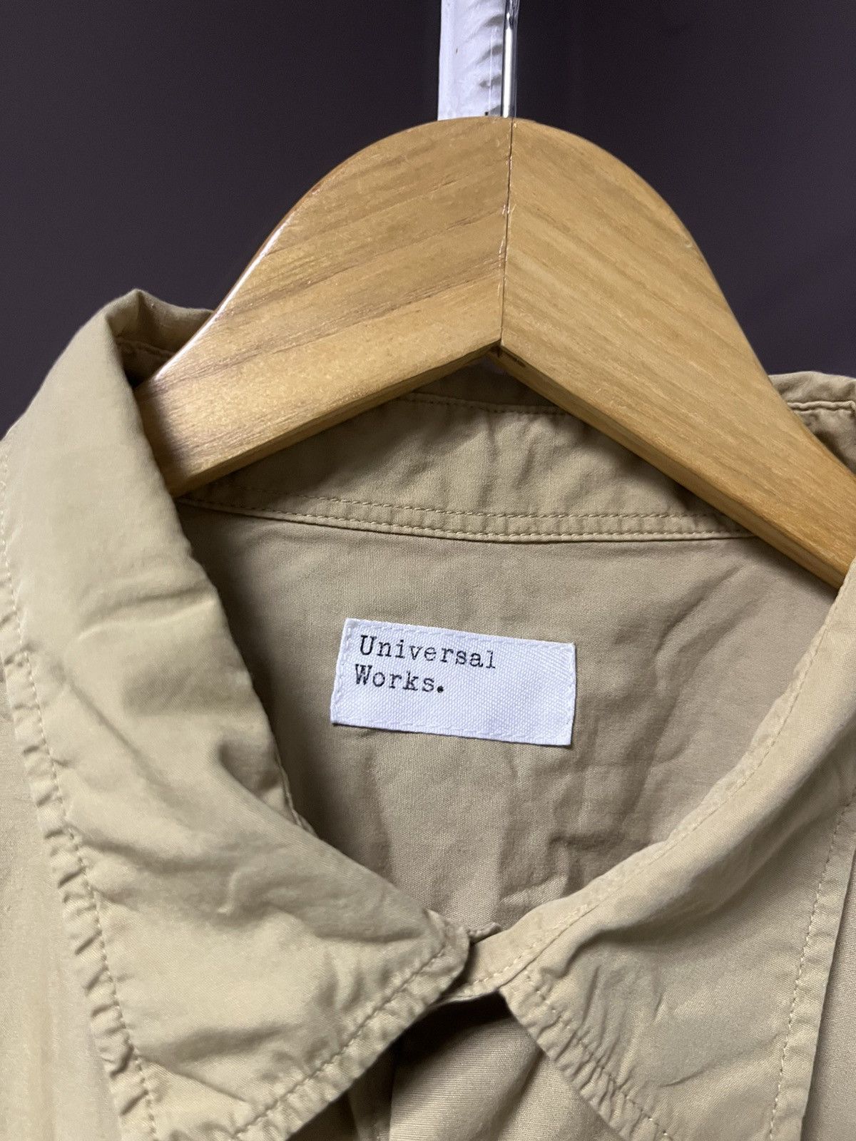Universal Works Universal Works Beige Button Up Shirt Size US XL / EU 56 / 4 - 4 Thumbnail