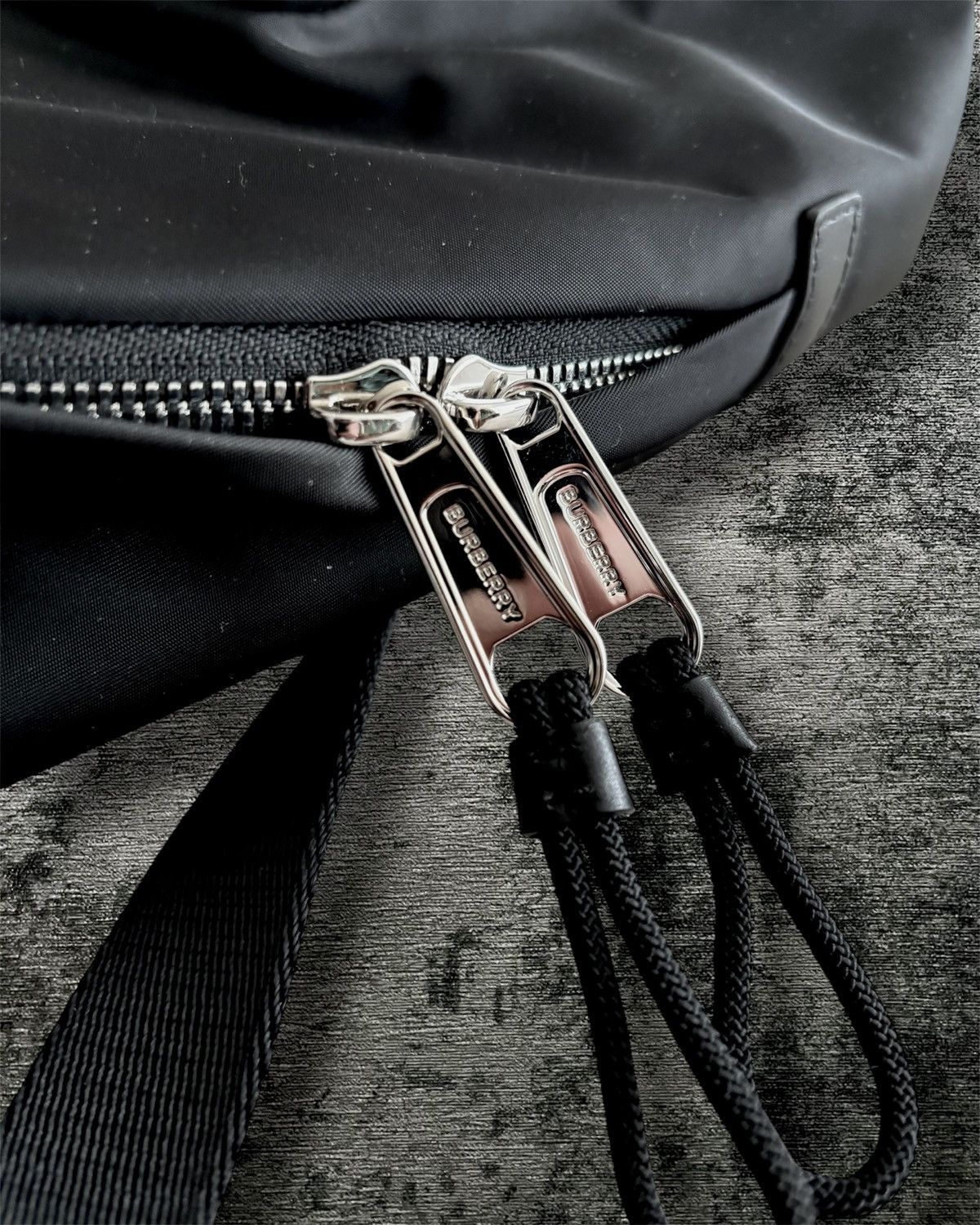 Burberry Burberry Black Logo Backpack Size ONE SIZE - 4 Thumbnail