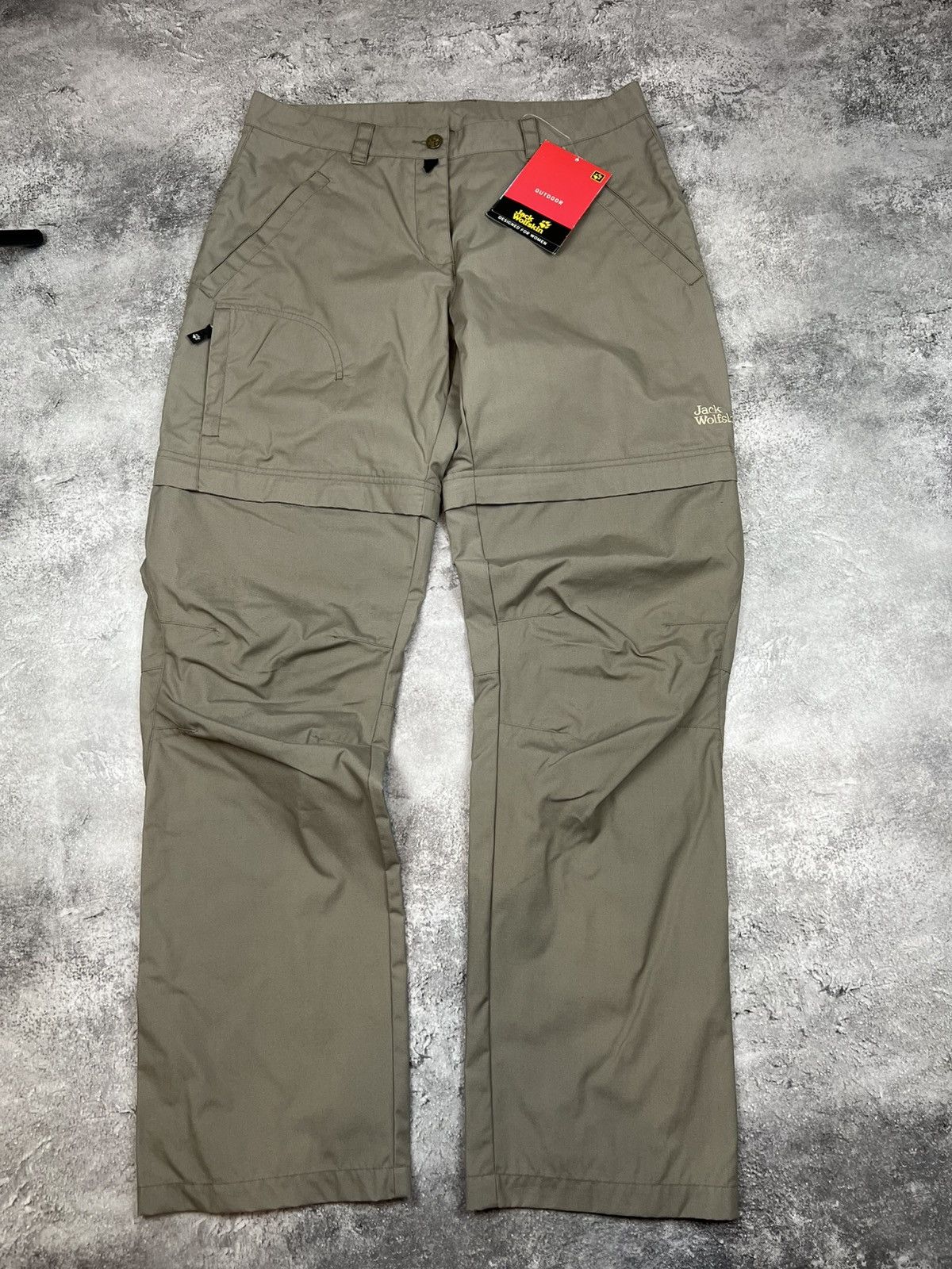 Jack Wolfskin Jack Wolfskin Cream Womens Transformer Pants Size 30" / US 8 / IT 44 - 1 Thumbnail