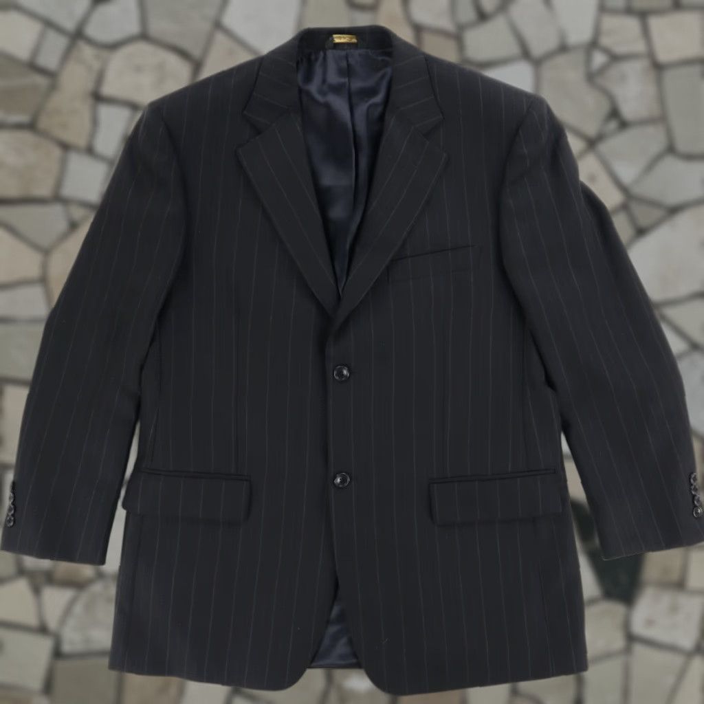 Ermenegildo Zegna Ermenegildo Zegna Traveller 2 Button Blazer Jacket Black Men's 42 Size 42R - 1 Thumbnail