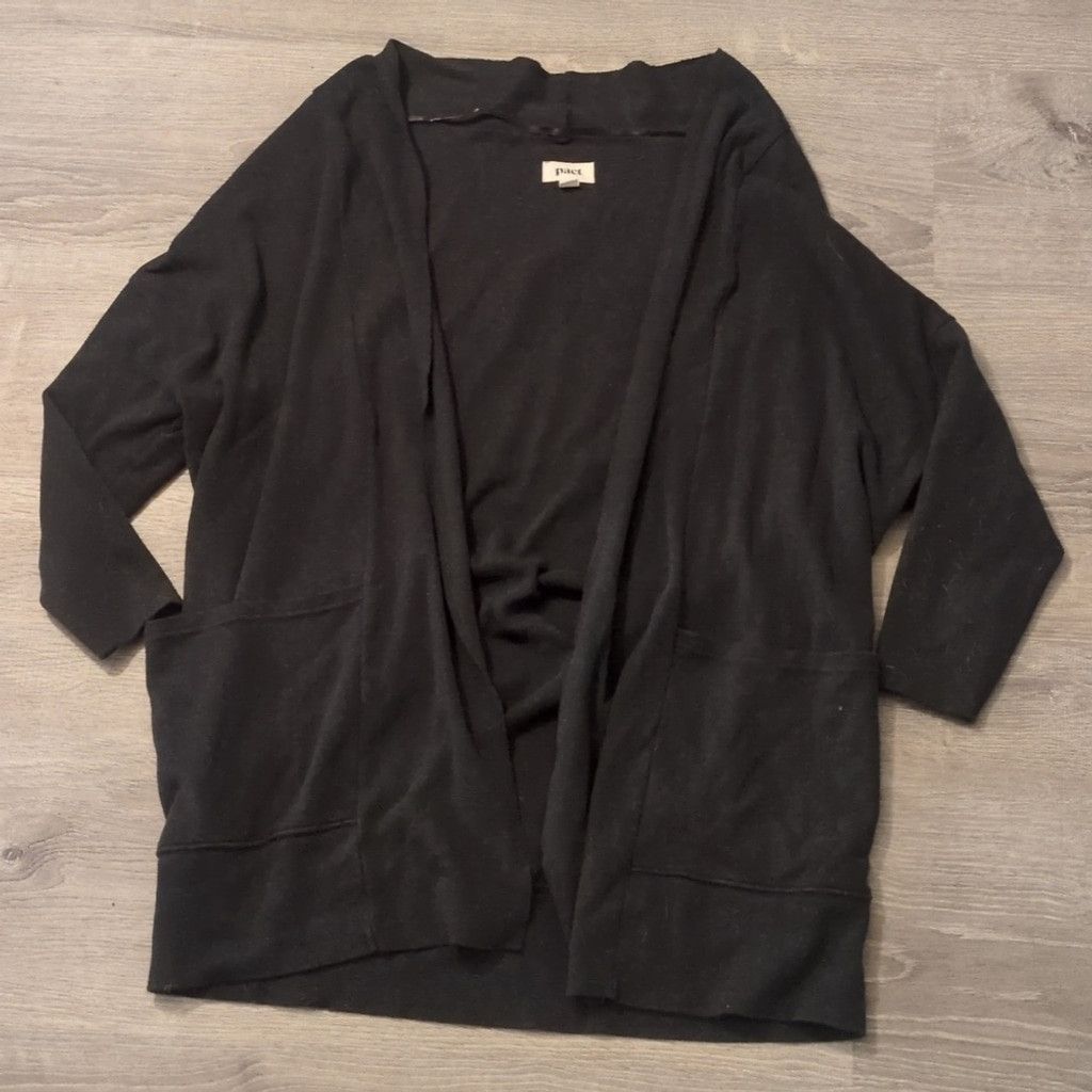 Other Pact gray open Cardigan size M/L Size L / US 10 / IT 46 - 1 Thumbnail