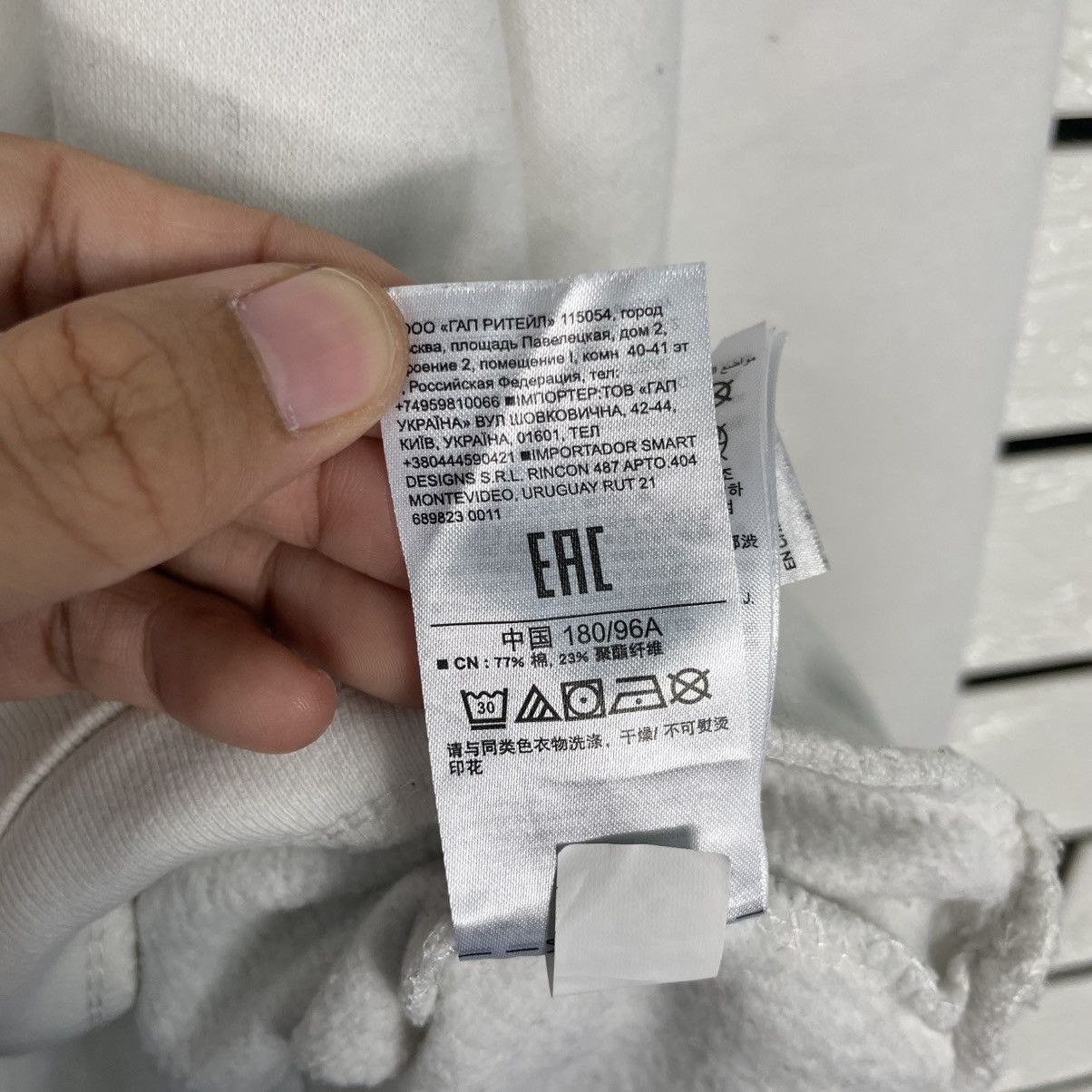 Gap Gap Big Logo White Sweatshirt Size US M / EU 48-50 / 2 - 19 Thumbnail