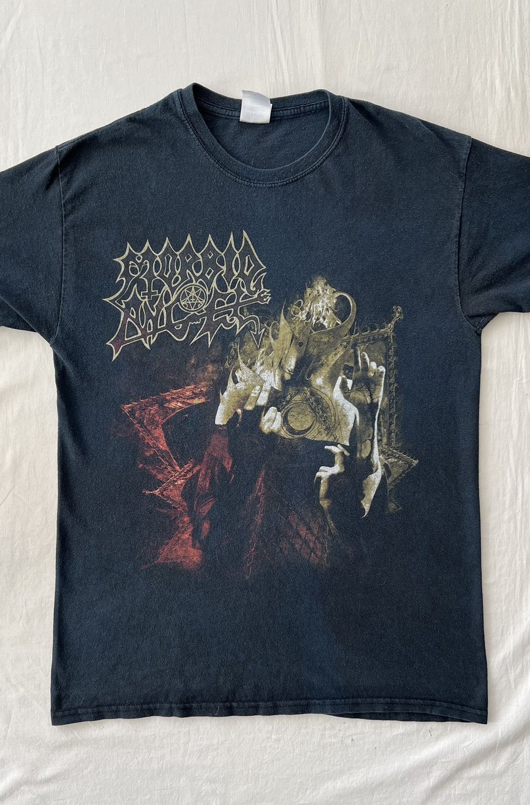 Band Tees Vintage 2011 Morbid Angel Illud Divinum Insanus Death Metal Size US M / EU 48-50 / 2 - 3 Thumbnail