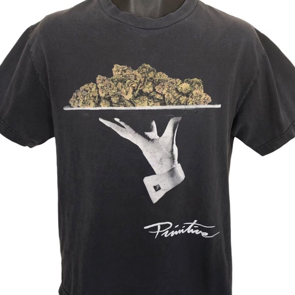Primitive Cannabis T Shirt Mens Size Medium Black Marijuana Weed Primitive Skateboarding Size US M / EU 48-50 / 2 - 2 Thumbnail