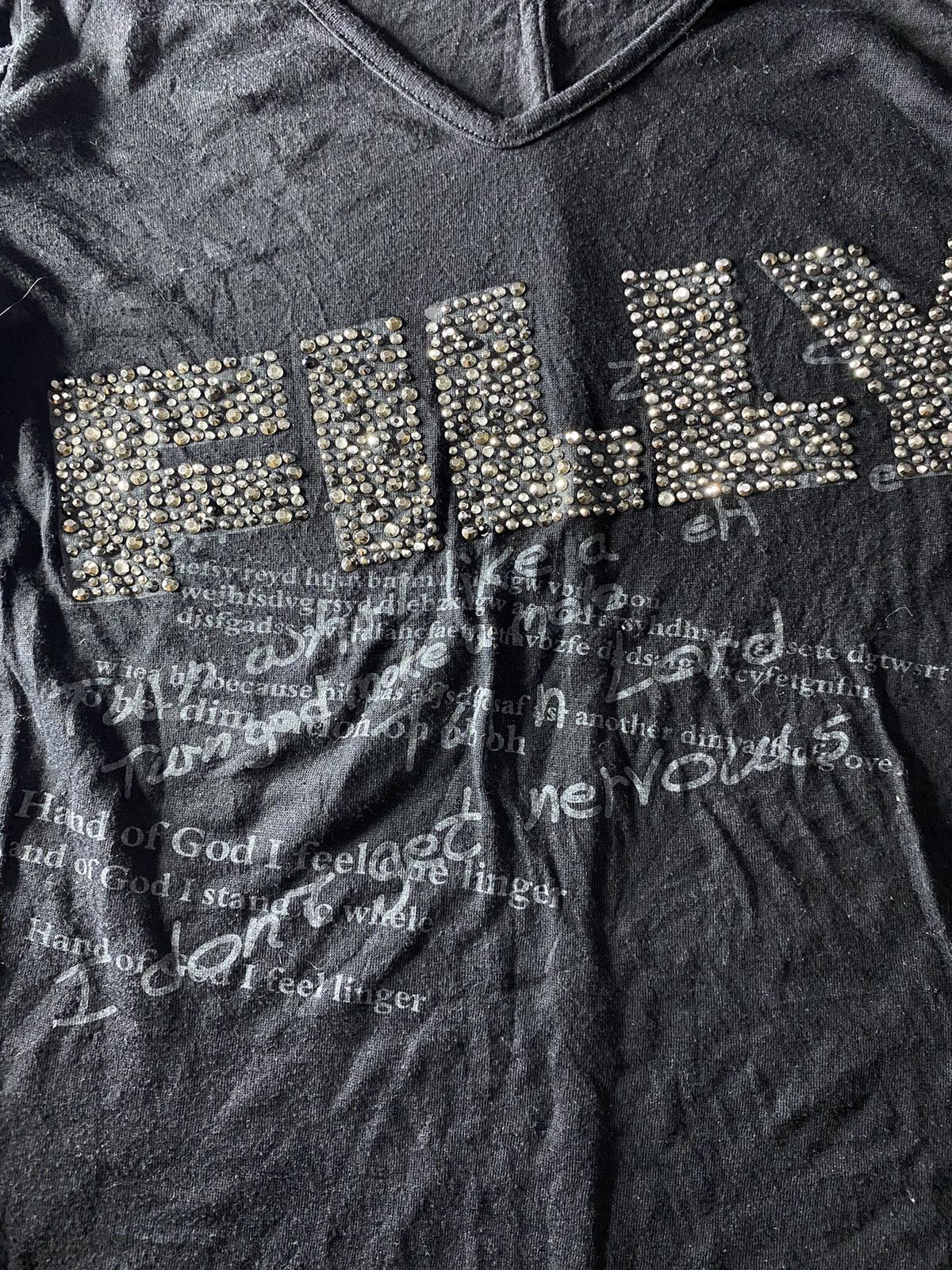 If Six Was Nine × Le Grande Bleu (L.G.B.) × Yasuyuki Ishii Japanese bobby mall glitter poem longsleeve tshirt Size US M / EU 48-50 / 2 - 5 Thumbnail