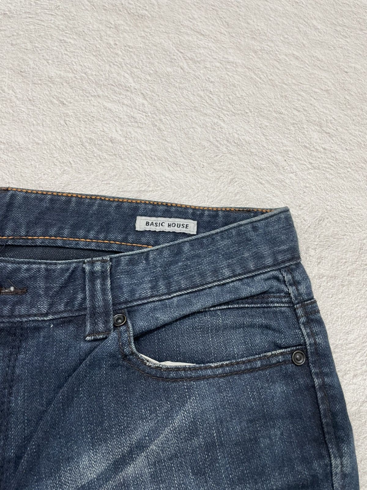 Hysteric Glamour 2000s Vintage Acid Washed Blue Denim Y2K Size US 32 / EU 48 - 3 Thumbnail