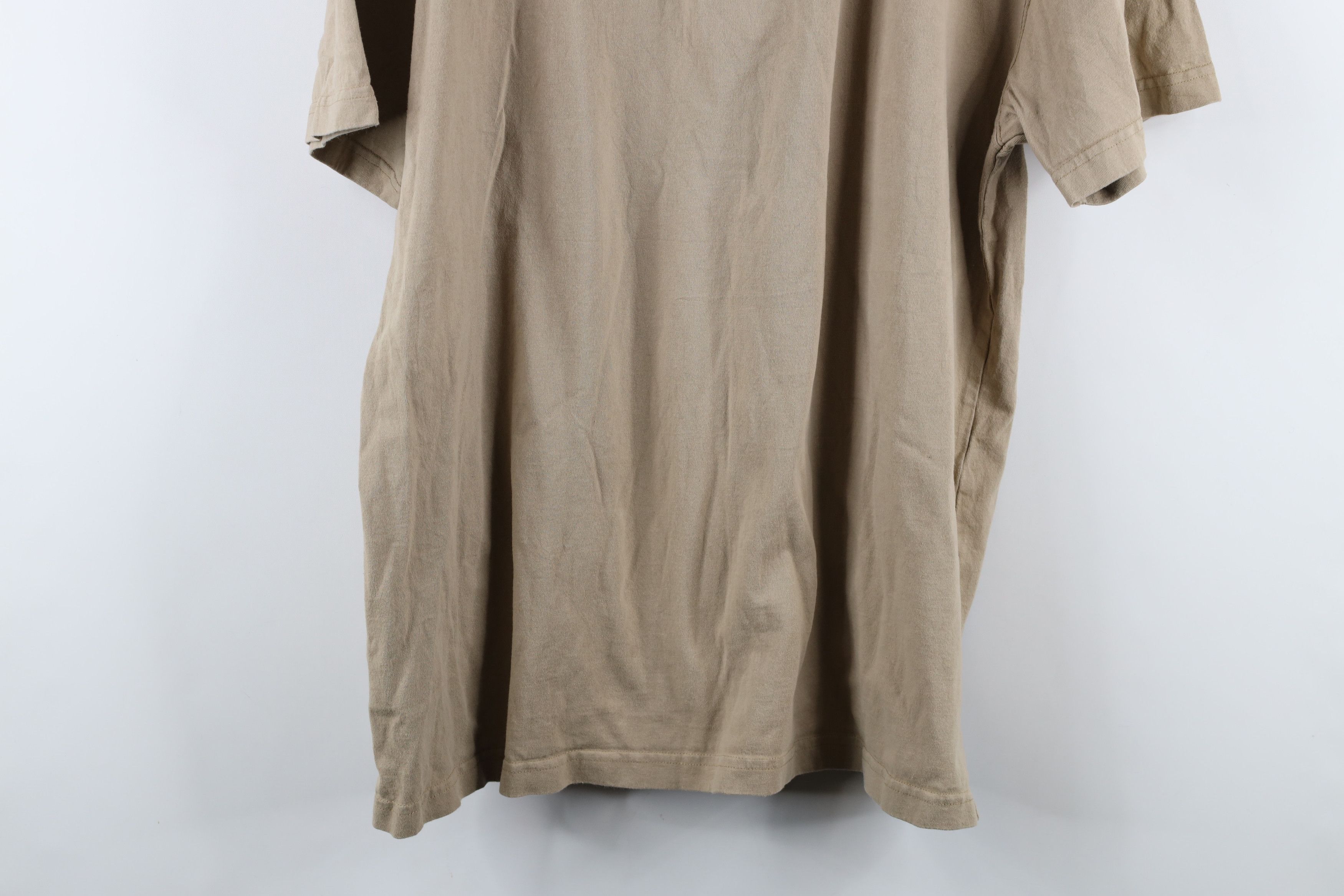 Dickies × Vintage Vintage Y2K Dickies Workwear Henley T-Shirt Beige Cotton Size US XL / EU 56 / 4 - 12 Thumbnail
