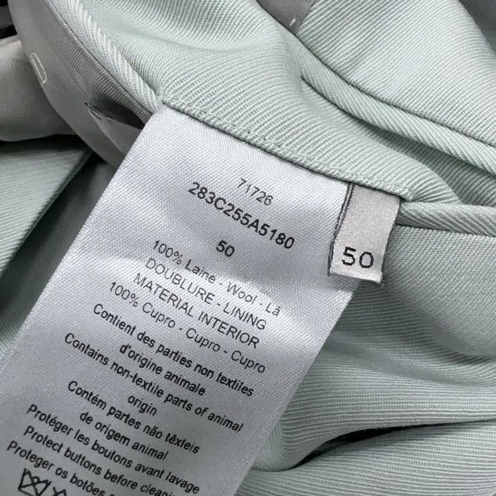 Dior Dior Dior Mint Green Wool Blazer for Men 0079-2507 Size US L / EU 52-54 / 3 - 5 Thumbnail