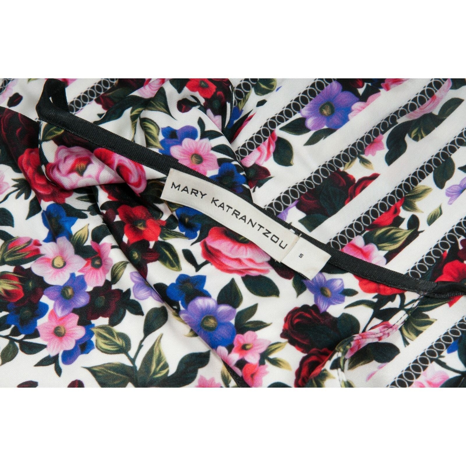Mary Katrantzou Mary Katrantzou Maxi Dress Size Small White Pink Floral Visc Size S / US 4 / IT 40 - 6 Thumbnail
