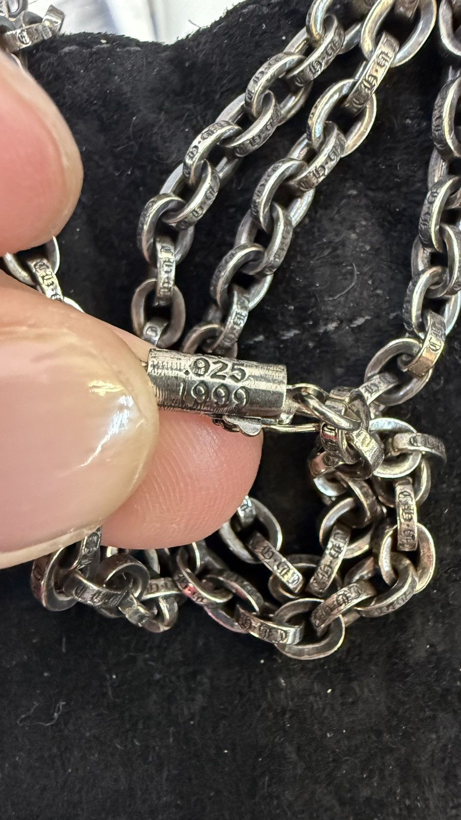 Chrome Hearts Chrome Heart Paper Chain Necklace Size ONE SIZE - 9 Thumbnail