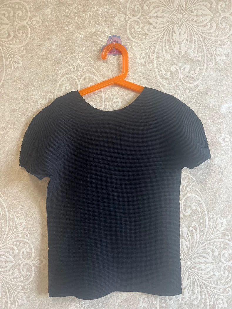 Issey Miyake Issey Miyake size:one size Black graffiti top with short s Size XS / US 0-2 / IT 36-38 - 2 Thumbnail