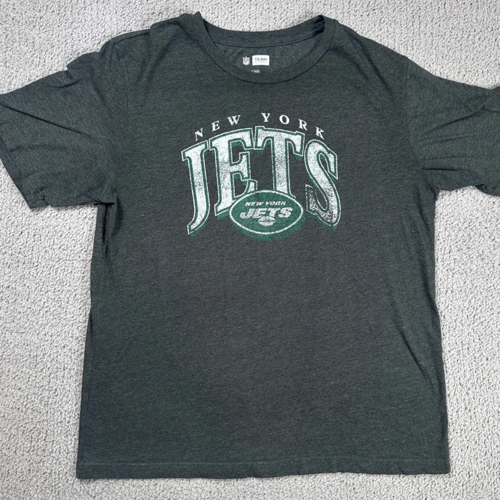 Other NFL New York Jets Team Apparel Men Gray Short Sleeve T Shirt Size US L / EU 52-54 / 3 - 1 Thumbnail