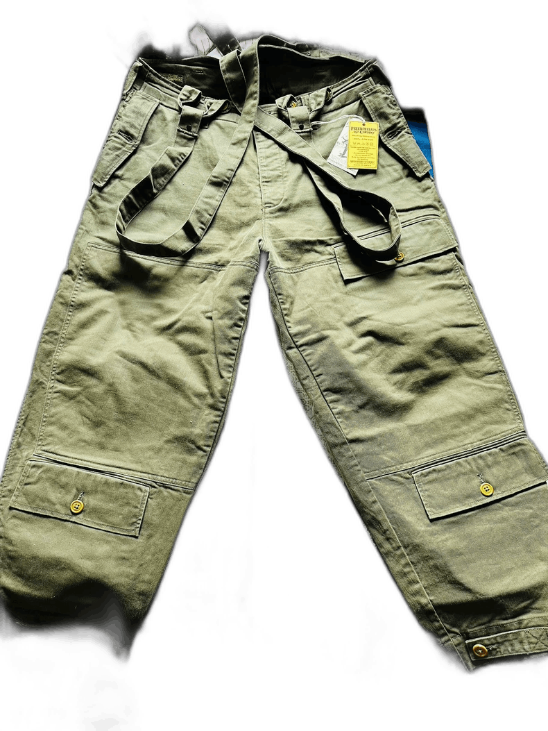 Freewheelers freewheelers cargo pants in green heavy fabric Size US 36 / EU 52 - 1 Thumbnail