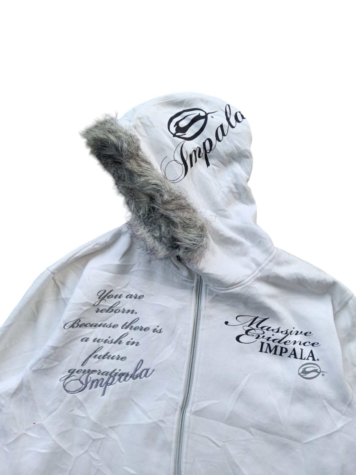 Japanese Brand Japanese Impala fur hoodie poem ifsixwasnine style Size US XL / EU 56 / 4 - 3 Thumbnail