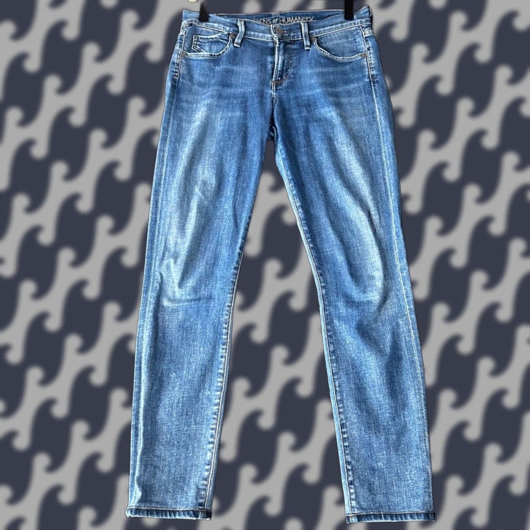 Citizens Of Humanity Citizens of Humanity Skinny Jeans Blue Medium Wash 1300-639 Womens 26 Size 26" / US 2 / IT 38 - 1 Thumbnail