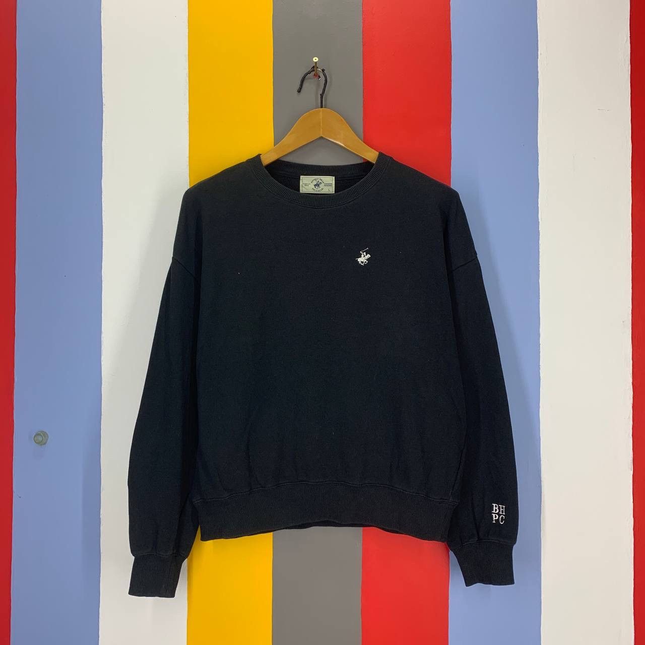 Beverly Hills Polo Club BHPC Crew Neck Sweatshirt #2074/16 Size US M / EU 48-50 / 2 - 1 Thumbnail