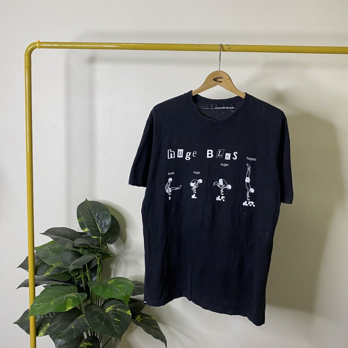 Japanese Brand Huge BLKS Number Nine Undercover Jun Takahashi Style T Shirt Size US L / EU 52-54 / 3 - 1 Thumbnail
