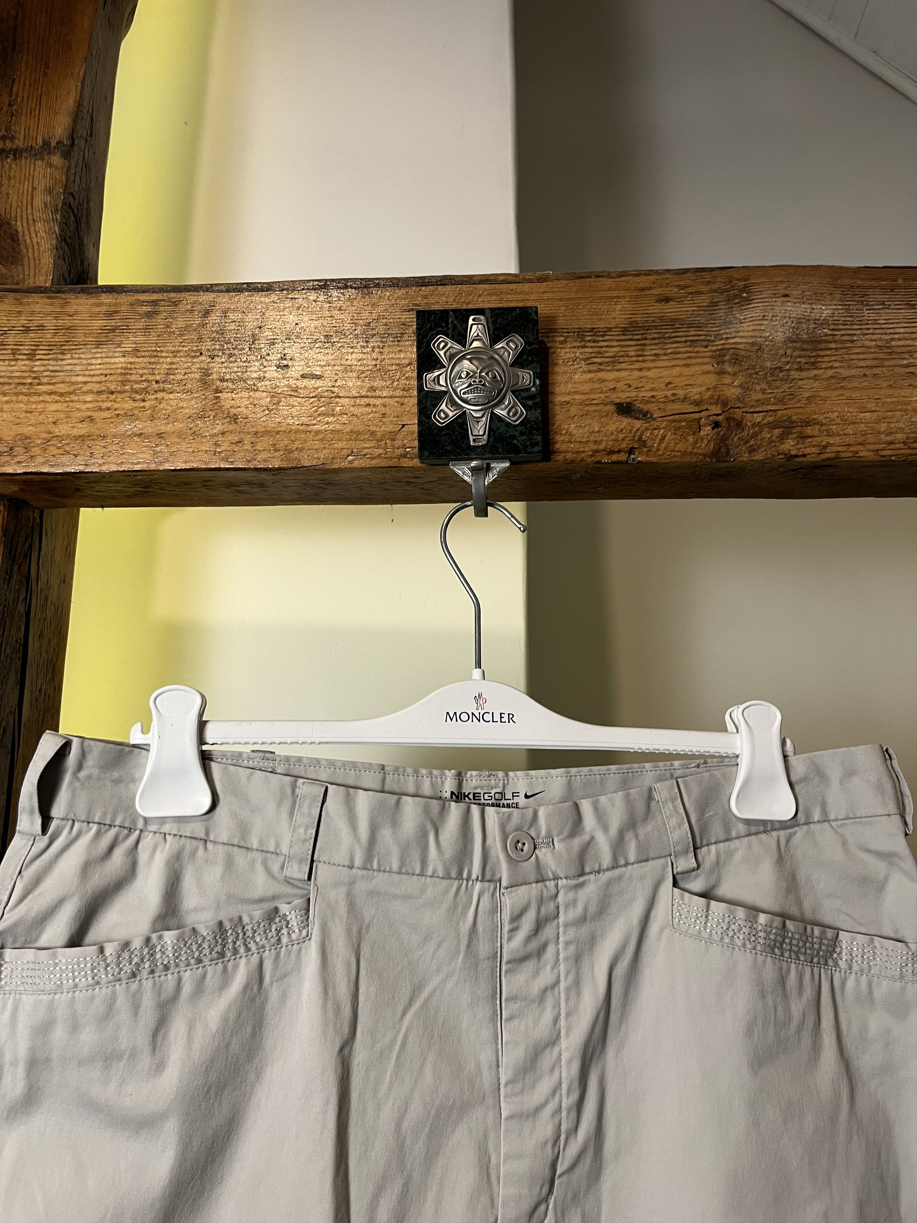 Nike × Vintage Nike Golf Dri-Fit Flat Front Tech Golfing Golf Chinos Pants Size US 34 / EU 50 - 3 Thumbnail