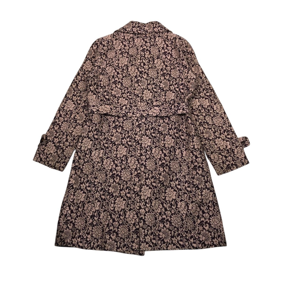 Hysteric Glamour 🔥VINTAGE LONG JACKET HYSTERIC GLAMOUR DOUBLE COLLAR FLORAL Size M / US 6-8 / IT 42-44 - 2 Thumbnail