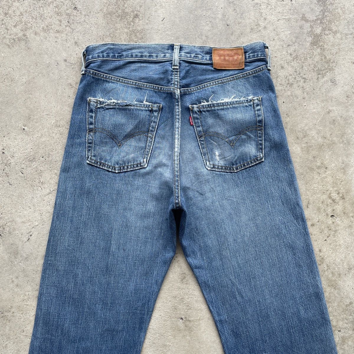 Levi's Vintage Clothing W32💥 Levis 503 Big E Vintage Distressed Jeans Faded Pants Size US 32 / EU 48 - 16 Thumbnail