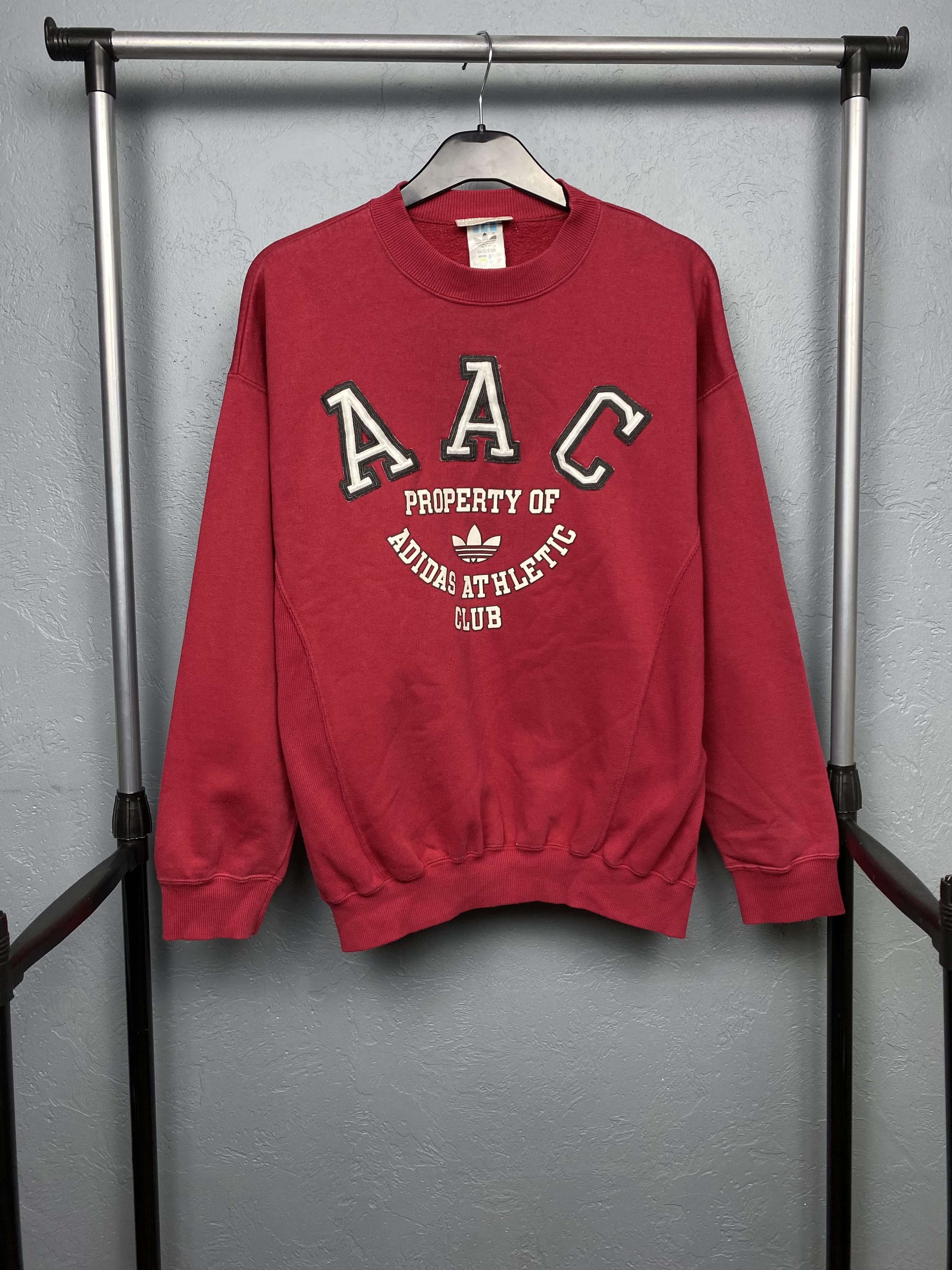 Adidas × Vintage Adidas Athletic 90s Vintage Mens Sweatshirt Size US M / EU 48-50 / 2 - 1 Thumbnail
