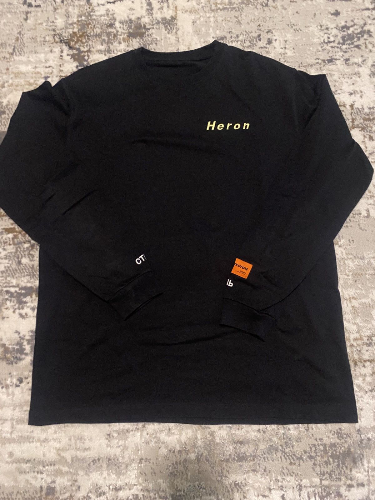 Heron Preston Heron Preston Classic Swan Long Sleeve T-Shirt Size US M / EU 48-50 / 2 - 1 Thumbnail
