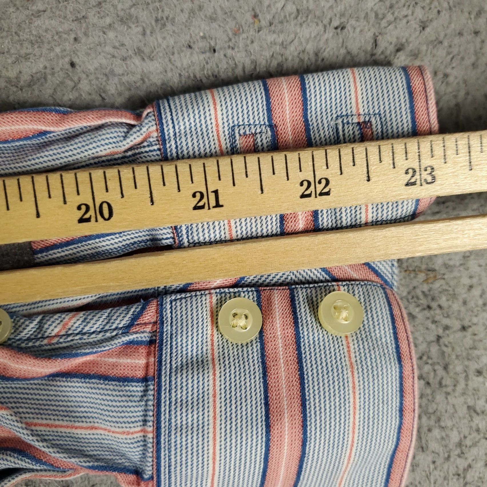 Tommy Bahama Tommy Bahama Shirt Mens Medium Blue Pink Striped Silk Button Up Long Sleeve Wool? Size US M / EU 48-50 / 2 - 7 Thumbnail