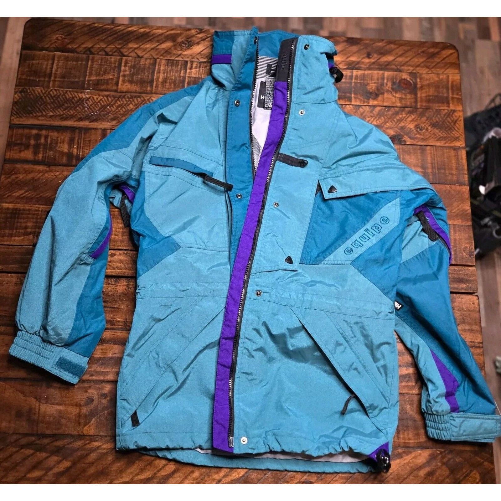 Helly Hansen Helly Hansen Ski Jacket Mens XS Teal Purple Helly Tech C21 Size US XS / EU 42 / 0 - 1 Thumbnail