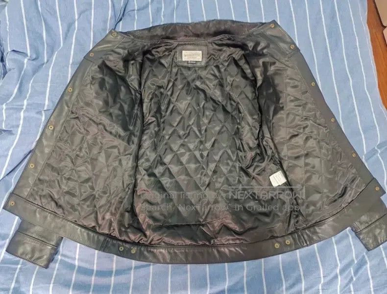 Neighborhood Neighborhood Vintage Real Leather Horsehair Collar Biker L Size US M / EU 48-50 / 2 - 6 Thumbnail