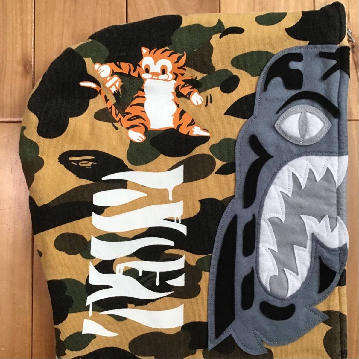 Bape BAPE Tiger full zip hoodie white x 1st camo yellow APE Size US M / EU 48-50 / 2 - 4 Thumbnail